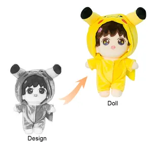 OEM ODM high quality custom plush doll lovely design in Movies anime real plush doll