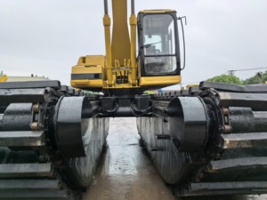 Excavadora Anfibia Usada CAT 320B de 20 Toneladas, Excavadora Hidráulica de Segunda Mano con Cucharón de Excavación de 0.92 m³ de Alta Calidad - Product Image 4