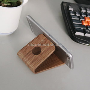 Venta al por mayor de madera de haya estable de buena calidad soporte para teléfono móvil - Product Image 2