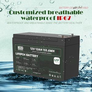 Lithium ion <span class=keywords><strong>12</strong></span> V 12Ah Lfp <span class=keywords><strong>12</strong></span>.8V chu kỳ sâu được xây dựng trong BMS LiFePO4 UPS <span class=keywords><strong>12</strong></span> Volt Marine thuyền Pin gói năng lượng mặt trời ánh sáng - Product Image 3