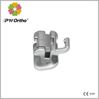 Consommables dentaires faciles à utiliser, tube auto-ligaturant pour les cabinets d'orthodontie, mécanisme à verrouillage rapide pour simplifier le placement des archwires