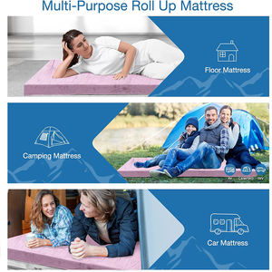 Surewalhome Traagschuim Matras Voor Reis Draagbaar Slaapkussen Camping Matras Logeerbed Voor Logeerpartij - Product Image 6
