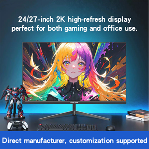 <span class=keywords><strong>Monitor</strong></span> sin Marco de <span class=keywords><strong>24</strong></span>/27 <span class=keywords><strong>Pulgadas</strong></span>, 1K, 100Hz, Panel IPS, Alta Precisión de Color, Apto para Juegos, Edición de Video y Diseño Gráfico - Product Image 4