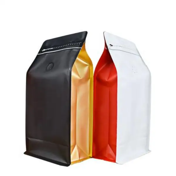 कम MOQ 1 किलो कस्टम मुद्रित क्राफ्ट पेपर पाउच बैग डॉय पैक रीसाइक्लेबल पाउच फ्लैट बॉटम जिपर बैग जिपर और मूल्य के साथ