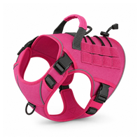 Harnais tactique pour chien rembourré et respirant à libération rapide, gilet d'extérieur pour animal de compagnie avec poignée, tailles S-XL, 5 couleurs, logo personnalisé