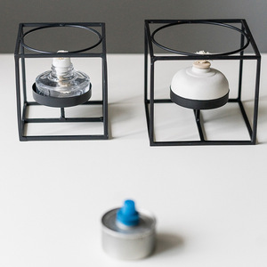 Iron <b>Tea</b> Warmer Candle Holder Square Porcelain <b>Tea</b> Pot <b>Stand</b> For <b>Tea</b> Ceremony Accessories - Product Image 3