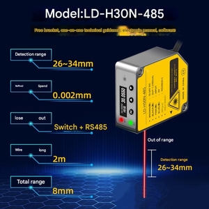 Commutateur de mesure de distance de haute précision de capteur de déplacement laser de sortie RS485 analogique de <span class=keywords><strong>connexion</strong></span> <span class=keywords><strong>Internet</strong></span> - Product Image 3