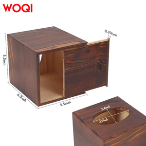 Woqi Ba Chiều Vuông Bằng Gỗ Mô Hộp Cho Gỗ Thủ Công Mỹ Nghệ Bằng Gỗ Hộp Tường Dấu Hiệu Trong Nhà Và Khách Sạn - Product Image 4