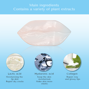 Masque Lèvres Hydratant et Repulpant en Hydrogel Végétalien Personnalisé avec Logo Privé et Vitamine C - Product Image 4