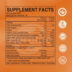 OEM ODM Boisson liquide orale éclaircissante et blanchissante pour la peau, à base de vitamines, collagène et biotine, pour adultes – Meilleures ventes - Product Image 5