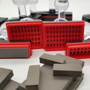 HB50 38 40 42 45 크리스탈 핸들 만년 스탬프 홀더, 7mm 폼 잉크 패드 포함 감광성 플래시 스탬프 - Product Image 2