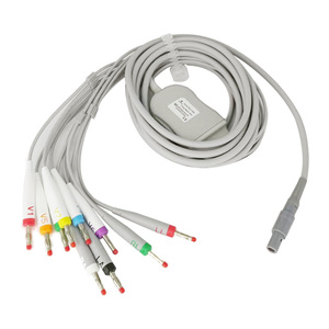 Welch allyln Cáp ekg 10 đầu cho Máy ghi âm chuyên nghiệp nghỉ ngơi <span class=keywords><strong>ECG</strong></span> SE pro600 pcr 100 Cáp <span class=keywords><strong>ECG</strong></span> <span class=keywords><strong>12</strong></span> đầu - Product Image 6