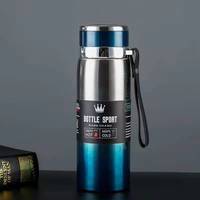 Termo de Acero Inoxidable 316 de 800 ml a Buen Precio, Botella de Agua Deportiva para Exteriores con Características Protectoras, Botella de Agua para Oficina