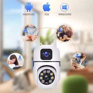 V380 Pro 闭路电视运动跟踪彩色夜视 CMOS 内置麦克风无线家庭安全 2MP 双镜头 WiFi 摄像头室内 - Product Image 6