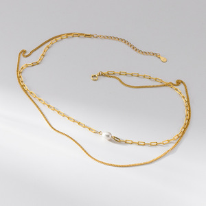 Collar de Perlas de Plata S925, Estilo Fresco y Dulce, Diseño de Nicho, Superficie Fotosensible, Amor, Y02318 - Product Image 2