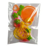 Barrette à cheveux en plastique TOYBOLA TB-119, mini accessoire jouet pour filles de 2 à 6 ans, jeu de rôle mode, coiffure, sac BOPP