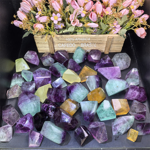 Cristal de guérison naturel, sculpture artisanale d'animaux (ours, éléphant), pierre de paume en forme de cœur Amgel, bol étoilé, ange en fluorite de forme libre, pour cadeau - Product Image 5