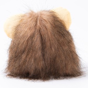 Disfraz de León de Peluche para Perros, Ropa Suave para Mascotas, Accesorio para Todas las Estaciones, Gorro de León de Dibujos Animados - Product Image 3