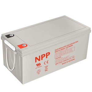 Batería de gel de plomo-ácido Npd12 200 de 12V 200Ah de ciclo profundo para sistema de alimentación UPS - Product Image 3