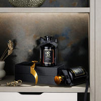 Rafraîchisseur d'air pour la décoration intérieure OEM 200ml boîte-cadeau bouteille givrée jeux de diffuseurs de bâtonnets de rotin roseau