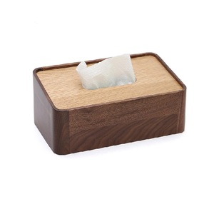 Porta Servilletas de Madera Natural Único, Porta Pañuelos Moderno, Color y Tamaño Personalizables, Artesanía Artística, para Restaurantes, Hoteles y Hogares - Product Image 2