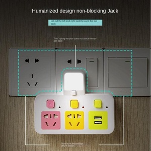 Enchufe inglés de Oriente Medio de tres interruptores Control de cuatro puntos 5 metros con tablero de remolque de cable Modelo único exterior - Product Image 2