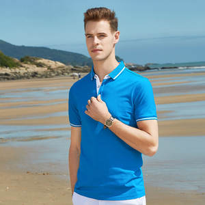 Vente en gros OEM Nouveau style de polo de <span class=keywords><strong>golf</strong></span> de haute qualité pour hommes 80% coton Sport polos respirants - Product Image 4