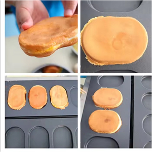 Xeoleo Thương Mại 6 Pcs Trứng Bánh Trứng Waffle Nhà Sản Xuất Bánh Mì Máy Bánh Xe Waffle Máy 3000W Trứng Điện Nướng Bánh Hamburger Nhà Sản Xuất - Product Image 4