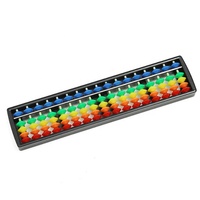 Tiges à 17 chiffres boulier en bois jouets éducatifs calculatrice japonaise chinoise outil de comptage pour adultes