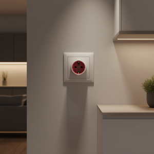 Prise Schuko blanche 16A 250V IP20 Vito - Product Image 3