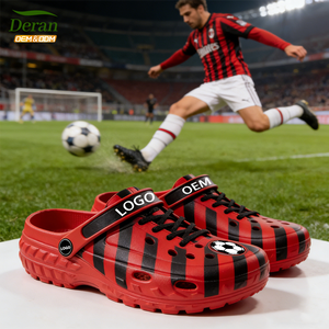 <span class=keywords><strong>Zapatos</strong></span> Deran Eva Clogs, Venta Directa <span class=keywords><strong>de</strong></span> Fábrica, Accesorios Personalizados con Elementos <span class=keywords><strong>de</strong></span> Fútbol, Copa <span class=keywords><strong>de</strong></span> Fútbol, Logotipo Personalizado del Club, Impresión <span class=keywords><strong>de</strong></span> Bandera Personalizada - Product Image 3