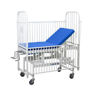 Ziekenhuis Pediatrische Handleiding Hoogte Verstelbare Icu Luxe Kinderen Verpleging <span class=keywords><strong>Bed</strong></span> Met Wielen - Product Image 2