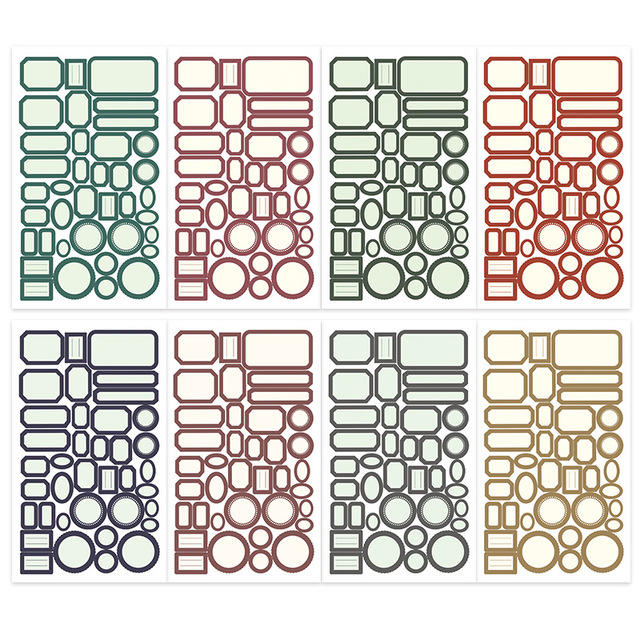 8 feuilles vierges 306P