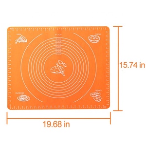 Tapis de cuisson en silicone écologique de haute qualité, non toxique, pour pétrir la pâte, tapis de cuisson au four en silicone - Product Image 3