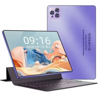 Nouvelle tablette PC WIFI 10 pouces Android pas chère 4G 5G RAM 12 Go ROM 512 Go pour l'étude, le travail, le divertissement, tablette avec clavier, étui, stylet