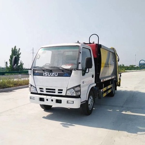 รถบรรทุกอัดขยะ Isuzu ELF 4X2 4-6CBM สำหรับเก็บขยะในพื้นที่อยู่อาศัยและงานสุขาภิบาลในเมือง (สินค้าขายดี) - Product Image 1