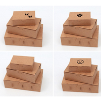 Boîte en carton OMT Kraft de qualité alimentaire avec pelliculage mat pour frites, tartes, pâtes, crêpes, spaghetti, croissants à emporter
