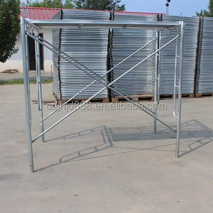 Chất lượng cao Q235 ống thép đi bộ qua khung giàn giáo dễ dàng lắp ráp một hệ thống giàn giáo khung - Product Image 2
