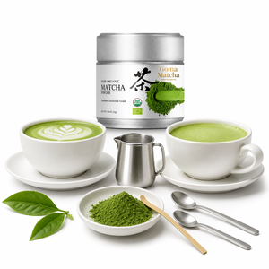 Poudre de Matcha de Qualité Culinaire Naturelle en Vrac, Thé Vert Biologique, Prise en Charge de l'Étiquetage Privé, Emballage Personnalisé et Approvisionnement Mondial - Product Image 1