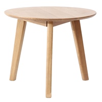 Table console pliable de style nordique JIAMUJIA, en bois de chêne, de forme simple, petite et moderne, ronde, pour salon, salle à manger, chambre à coucher
