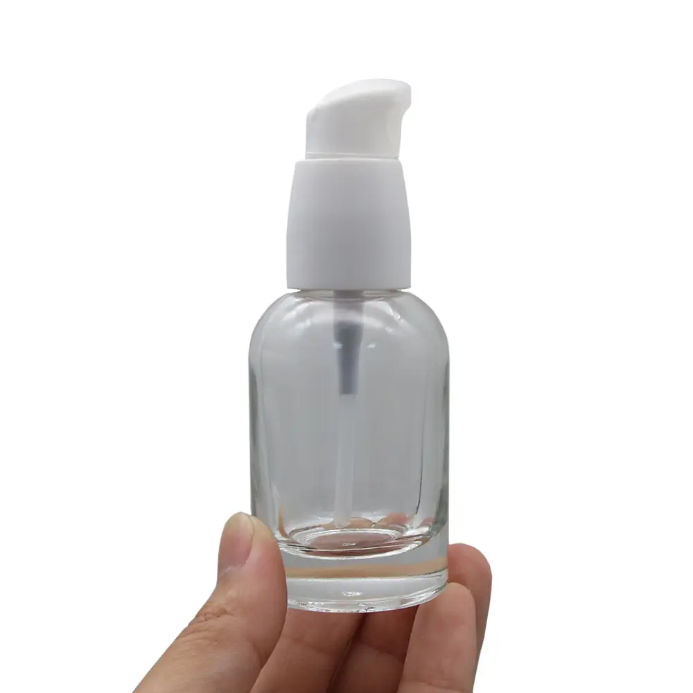 Beautiful 30ml50ml liquid foundation empty glass bottle