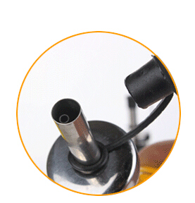 170 ml 2 pièces Mini bouteille en verre pour huile <span class=keywords><strong>de</strong></span> cuisson et <span class=keywords><strong>vinaigre</strong></span> avec support d'affichage noir - Product Image 4