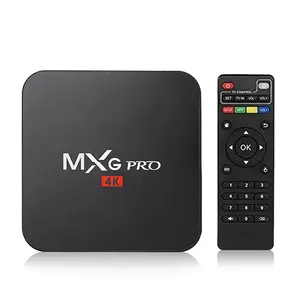 Wholesale stock Android 7.1 Smart OTT TV Box 4K HD 3D 2.4G WiFi RK3229 Quad Core MXG PRO 1GB 8GB 4k