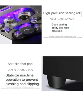 Tự động điền đóng nắp Nhiệt Con dấu tin có thể niêm phong bao bì Con dấu nhựa nước giải khát Soda cửa hàng nhôm có thể niêm phong máy - Product Image 5