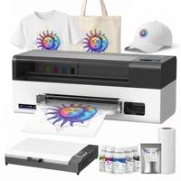 Impresora DTF A3 de Alta Velocidad de 33 cm con Cabezal de Impresión I3200, Circulación de Tinta Blanca de 35 cm, Máquina de Impresión Textil Industrial, Venta al por Mayor