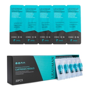 Fabriek Directe Levering Hoge Kwaliteit Wegwerp Roestvrij 20 Stks/doos Tattoo Naalden Cartridge Voor Body Art & Wenkbrauw Toepassing - Product Image 4
