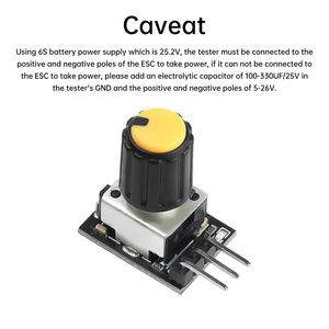 <span class=keywords><strong>DC</strong></span> 5-26V Pequeno Servo Ajustamento Elétrico Tester DIY Brushless Fan Modelo Aircraft Motor Governador <span class=keywords><strong>PWM</strong></span> Controlador de Velocidade - Product Image 5