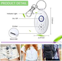 Répulsif anti-moustiques électrique portable USB, dispositif anti-moustiques à piles, tueur de moustiques rechargeable