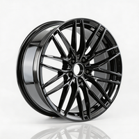 Velg YQ New E46 M3 CSL E36 E38 E39 F10 F30 5x120 18 Inch Aluminium Alloy Casting Matte Black Rim Rolling Multi Spoke