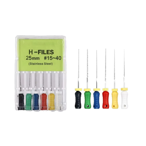 Instruments endodontiques manuels en acier inoxydable de 21 mm, 25 mm, 31 mm, certifiés CE, consommables dentaires, outils dentaires, odontologie - Product Image 1